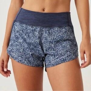 Outdoor Voices Size Small Hudson 4” Shorts Pebbled Baltic Blue Athletic